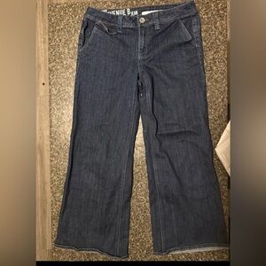 DKNY Indigo Wide-Leg Jeans